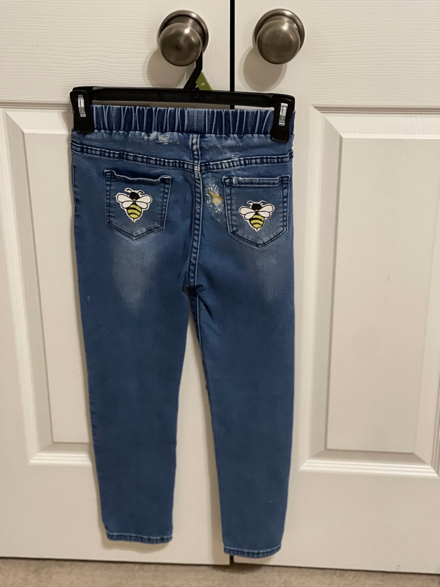 Denim girls overall shorts