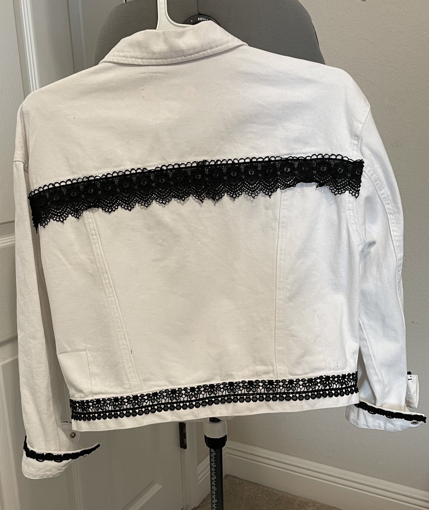 Black on White Denim