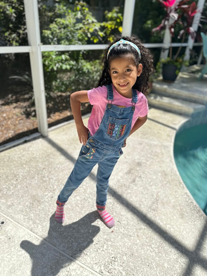 Denim Coveralls- Girl