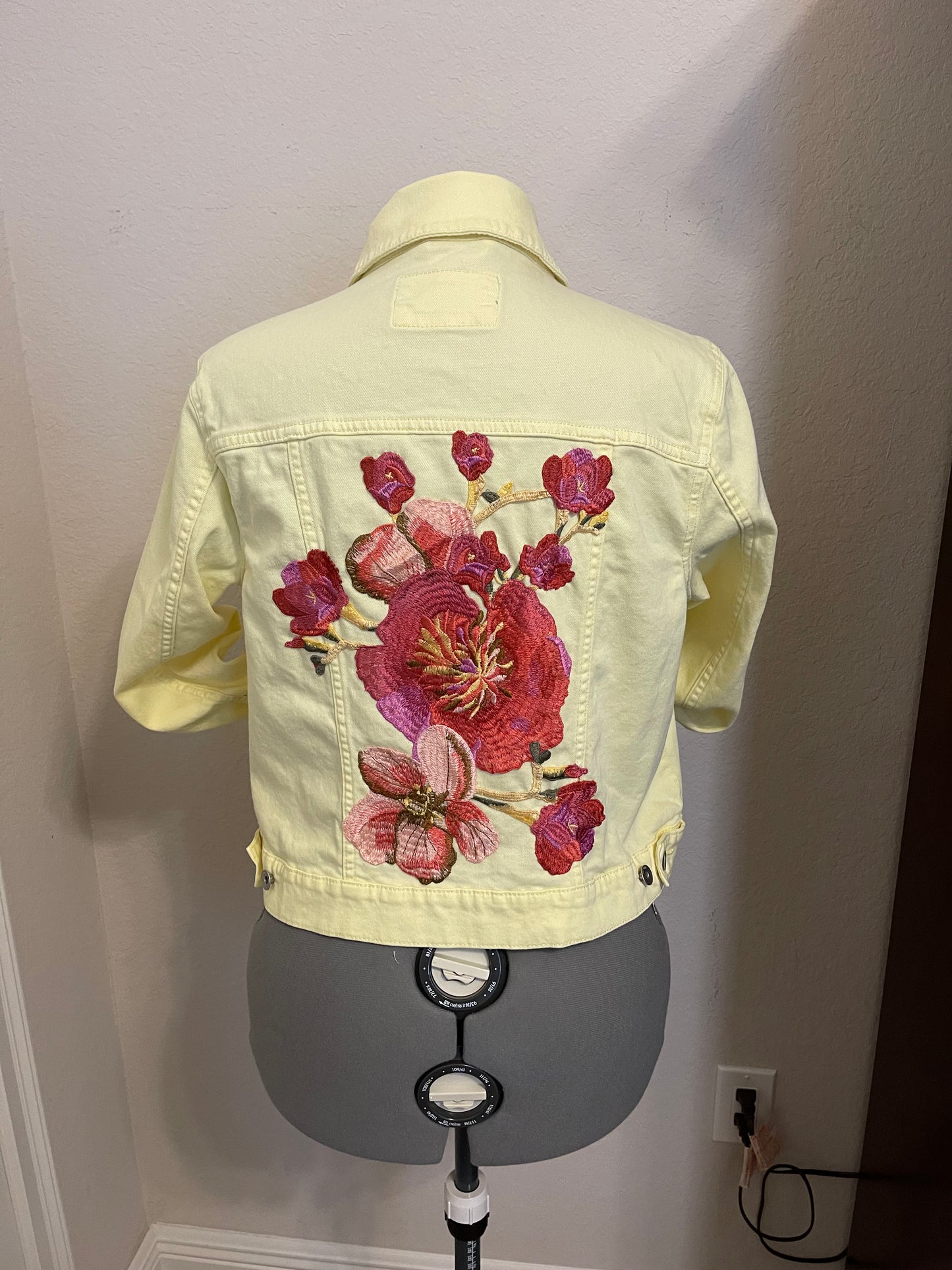 Denim/Spring Yellow and Flowers ON SALE