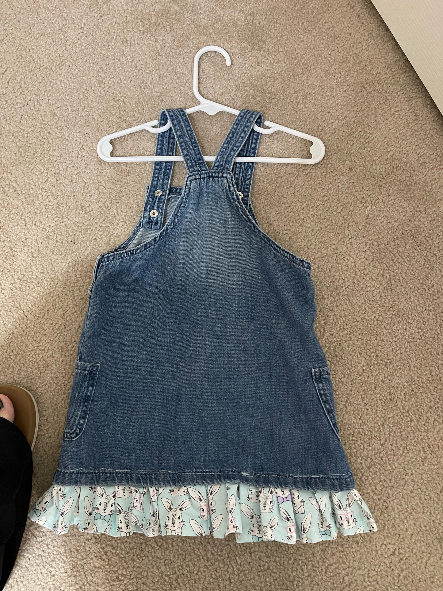 Denim Toddler Bunny Jumper